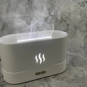 Diffuseur d’Arôme & Lampe Flamme LED 2-en-1